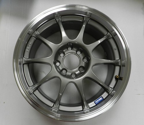 16x7.0 Enkei J10 4x100/108 42mm Offset 72.62mm Bore Dia Matte Black w/ Machined Lip Wheel