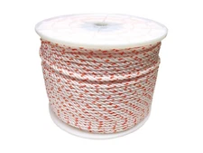 3/8" x 600 FT Poly Dac Rope 3 Strand Twisted - 540 LBS Working Load Rigging Tent