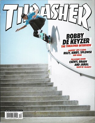 Thrasher Skateboard Magazine / December 2017 / #449 / Skateboarding Magazine!