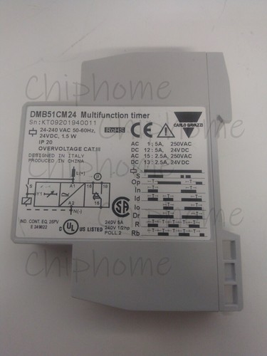 1PZ TIMER MULTIFUNZIONE NUOVO CARLO GAVAZZI DMB51CM24 - Foto 2 di 7