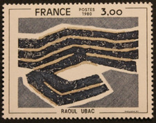 Timbre - FRANCE - Tableau de Raoul UBAC - 1980 - Neuf ** - YT2075