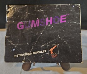 2 Original Gumshoe Instruction Manuals- Nintendo NES- 1 VG, 1 Missing Back Cover