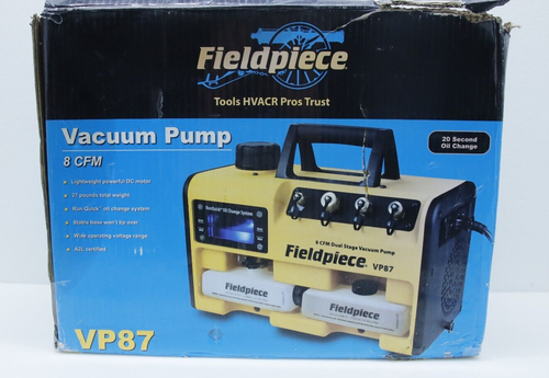 Fieldpiece VP87 Vakuumpumpe - zweistufig, 8 CFM Vakuumpumpe - kostenloser Versand - Bild 8 von 11