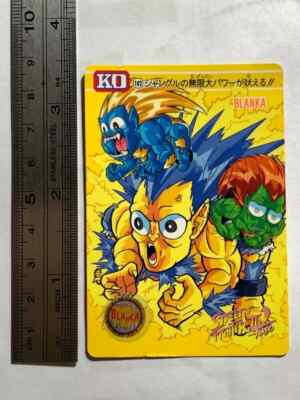 Blanka Street Fighter II Arcade capcom Card JAPAN GAME CARDDASS No