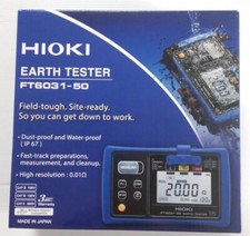 HIOKI DIGITAL EARTH TESTER FT6031-50