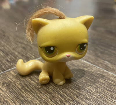LPS Cat with Hair, Red Magnet RARE UK
