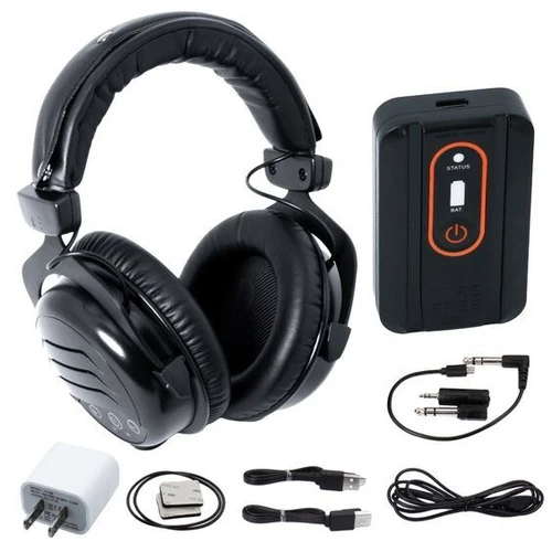 Quest Wirefree Pro Wireless Headphones for Metal Detectors, Universal