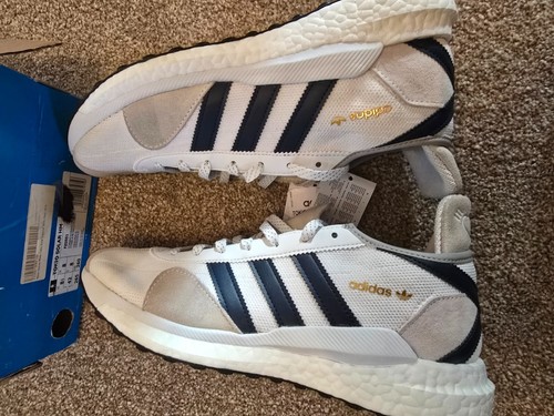Adidas Tokio Solar HM White Navy Black Sneaker UK Size 8 brand new never worn - Picture 7 of 9