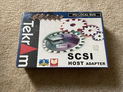 Tekram SCSI Host Adapter PCI Local Bus DC-390U2B Vintage Sealed 1999