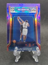  Kawhi Leonard 2020-21 Panini Optic Air Defense Purple Prizm #4 Clippers