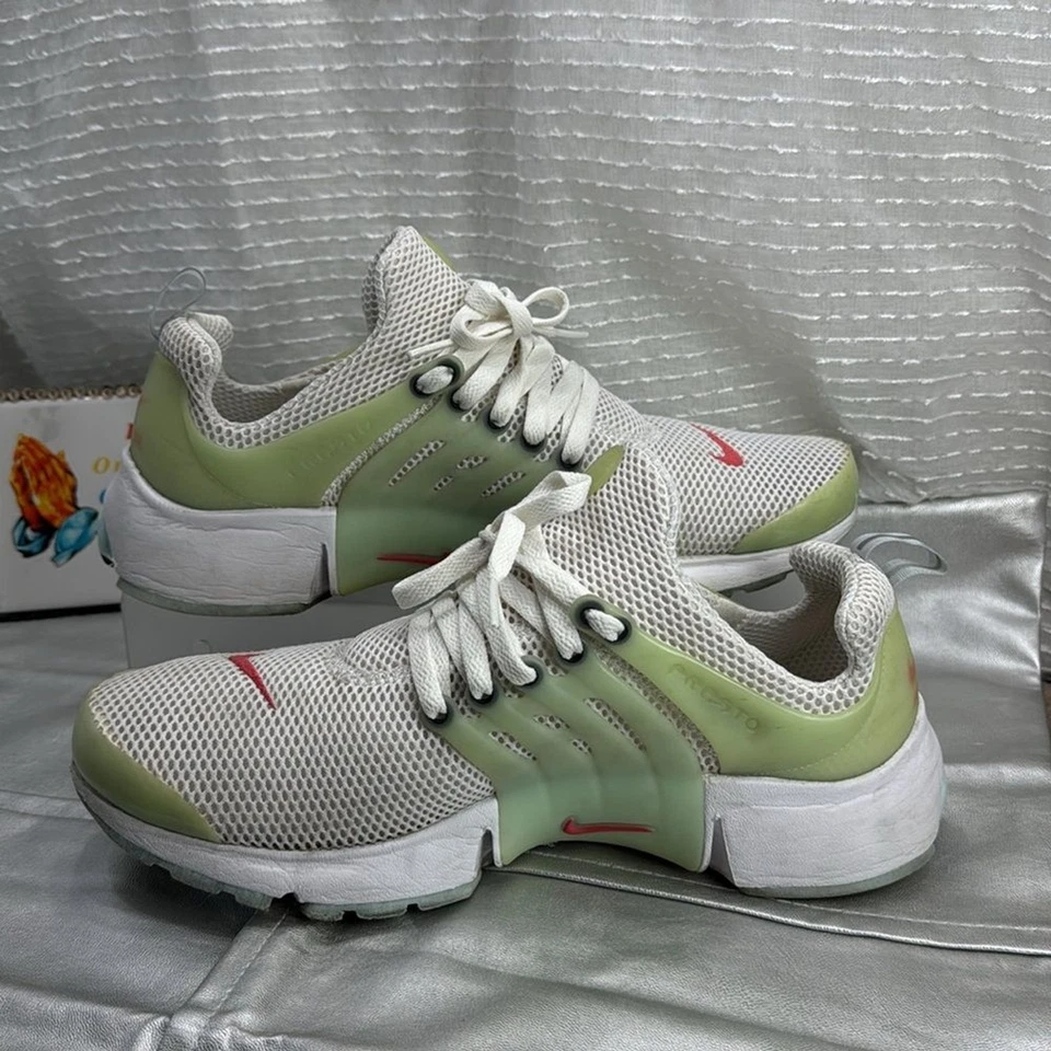 (E4) NIKE AIR PRESTO QS DEEP CUMULUS BLANCO ORIENTAL AMAPOLA TRAGALUZ COMO NUEVO, L, 12US Foto 3 de 4