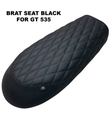 ''BRAT SEAT, BLACK'' FIT FOR ROYAL ENFIELD GT 535