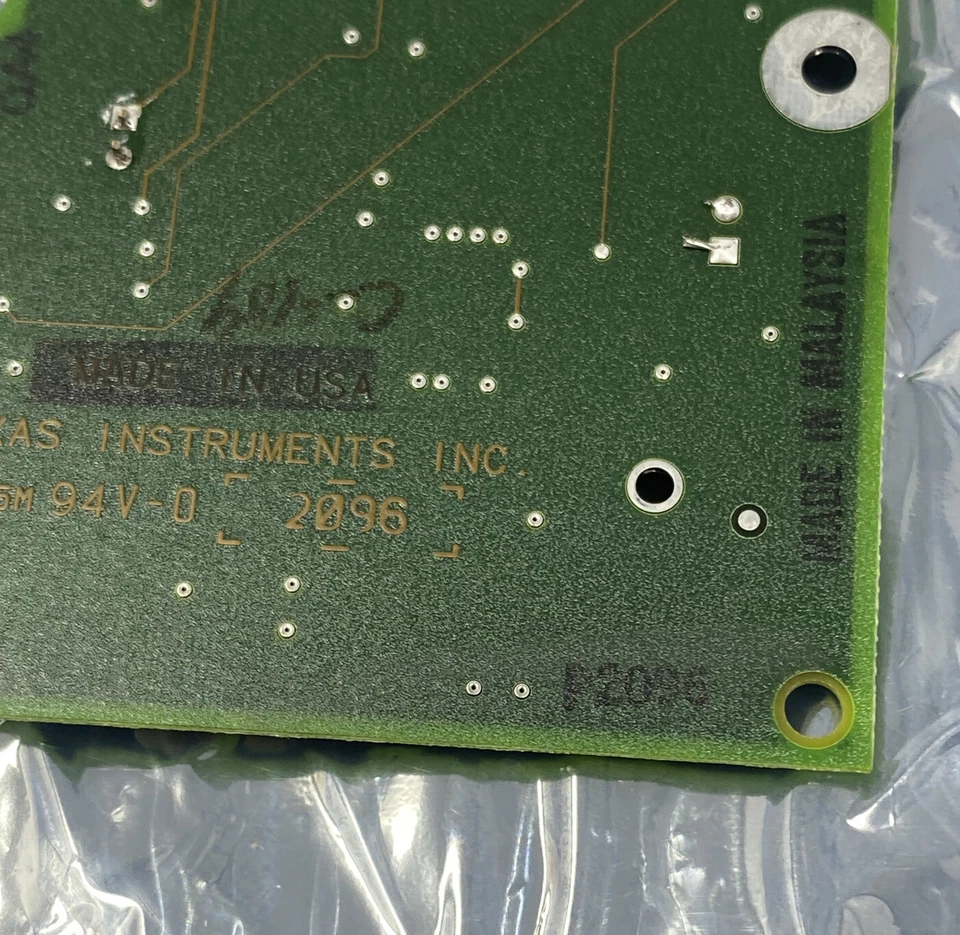 1 Texas Instruments PCB MODULE P2096 ASSY9804420 Switch LED SPEAKER - NEW - Image 3 of 4
