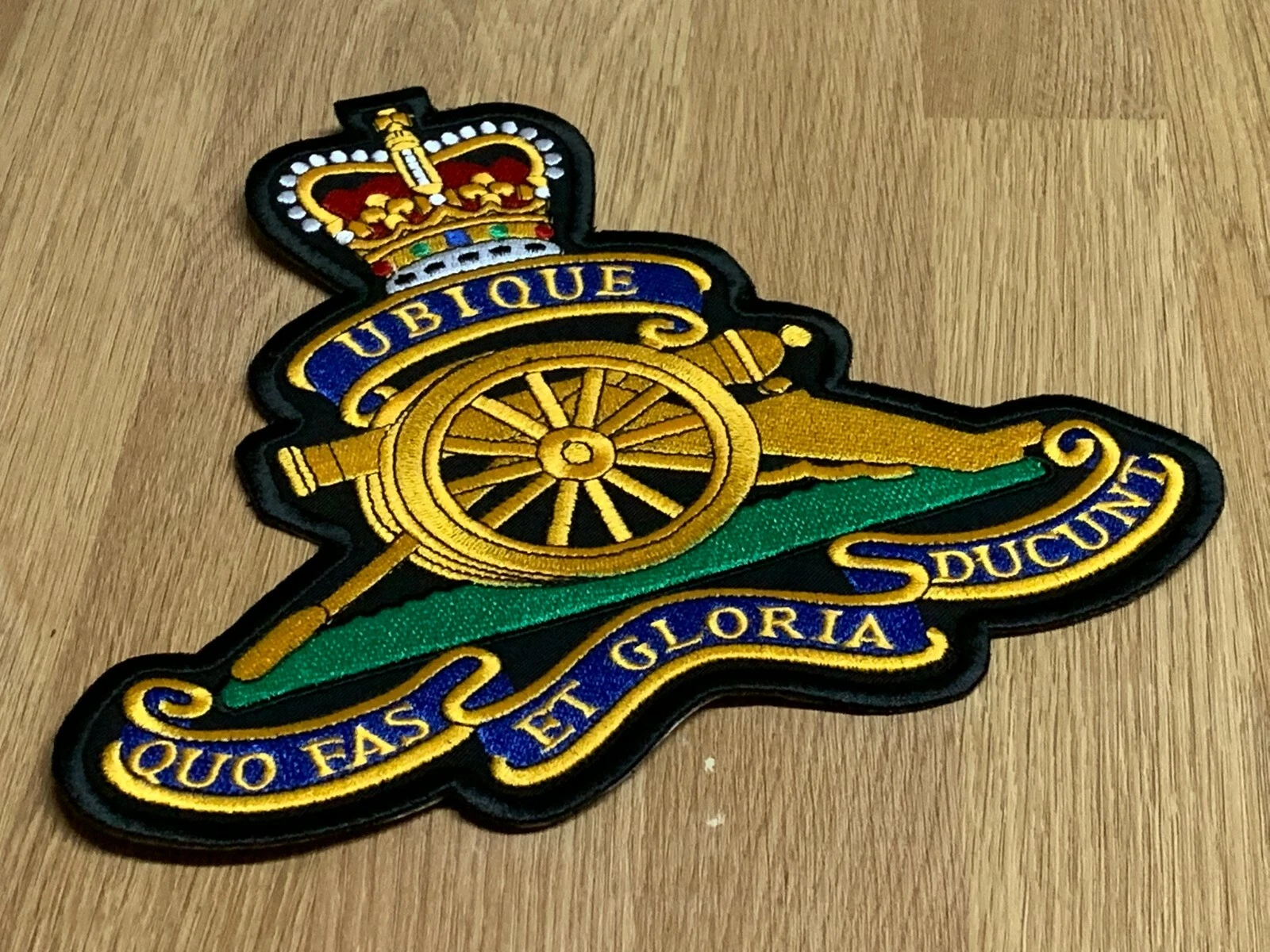Royal Artillery - Embroidered - Sew On Biker LARGE BACK Patch