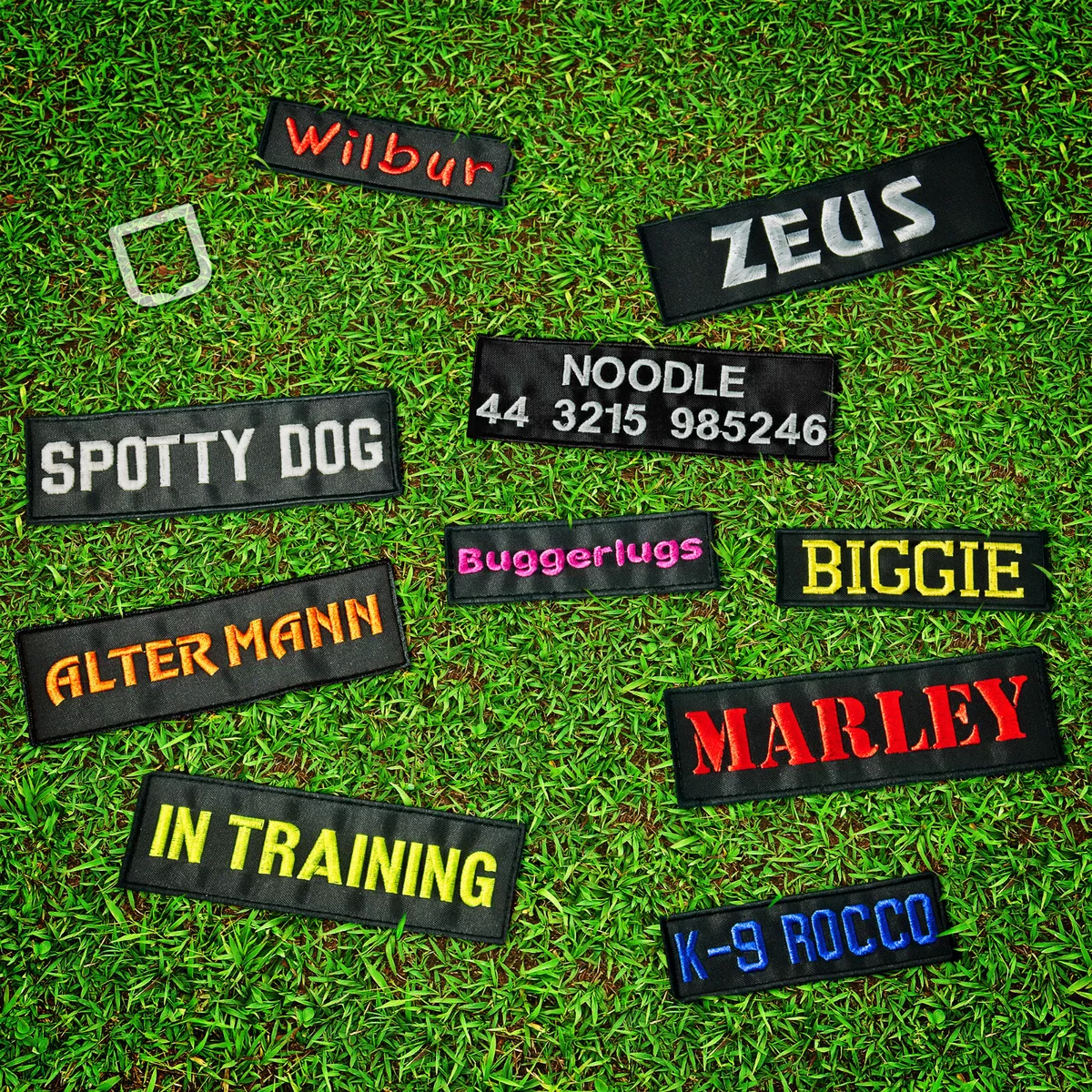 Personalized Dog Harness Tags K9 Dog Collar Harness Name Patches Sticker  Label Custom Dog Harness Name Tag Sticker Name ID