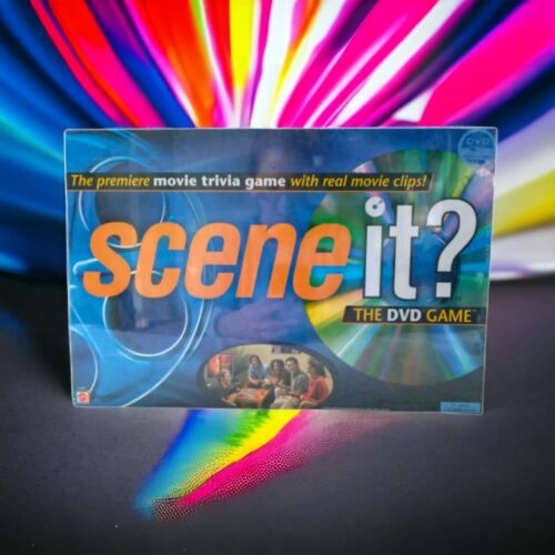 Scene It Movie Trivia Game 2003 NEW Sealed Dvd Memory Factory Board Mattel NIP - Picture 9 of 13