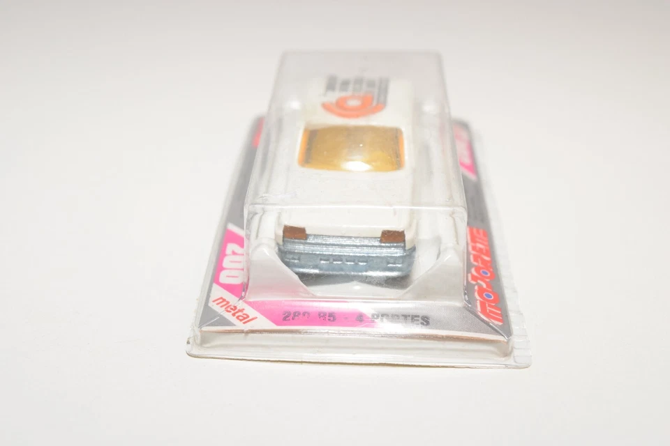 A44 1:55 MAJORETTE 257 280 RENAULT R 5 4 PORTE BIANCO 1° CONVENTION CIRCLES MIB - Immagine 3 di 4