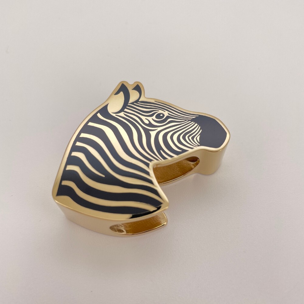 Hermes Square ring 90 Scarf ring Zebra | eBay