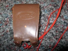 Vintage Unittic Light Meter type 8 w/ Brown Leather Case Japan