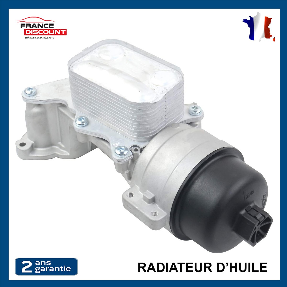 Radiateur D'huile Neuf Partsline - Réf. SC00087 - Compatible Peugeot, Citroën, Ford - Garantie 2 Ans, Origine Allemagne