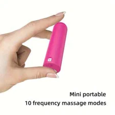 Mini Vibrator Massager, High Frequency Vibration Massage, 10 Frequency