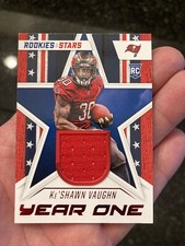 2020 Rookies And Stars KeShawn Vaughn Year One Rookie Patch Tampa Bay Bucs! RC