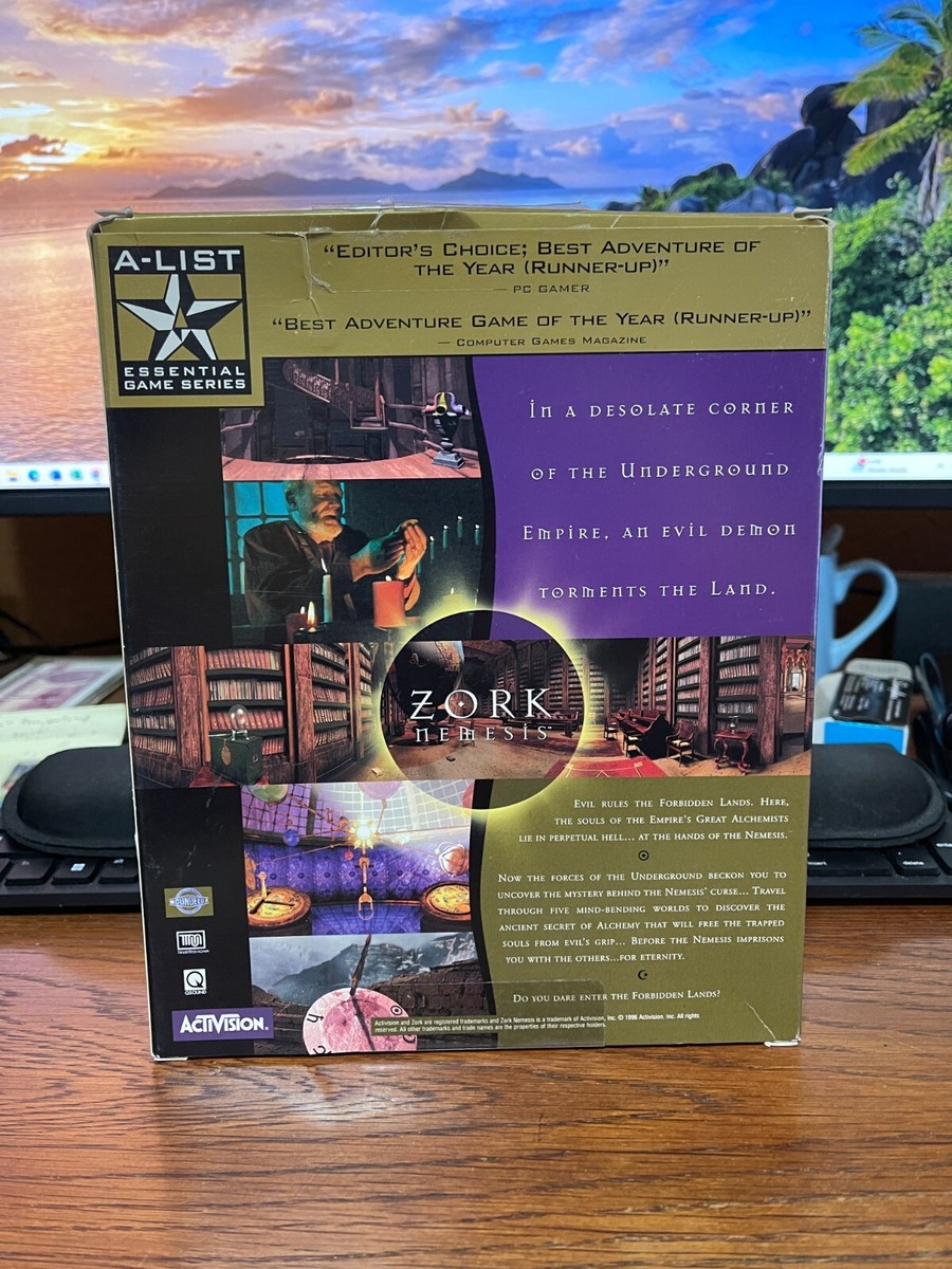 PC Game Zork Nemesis CD-ROM PC Big Box Game | eBay