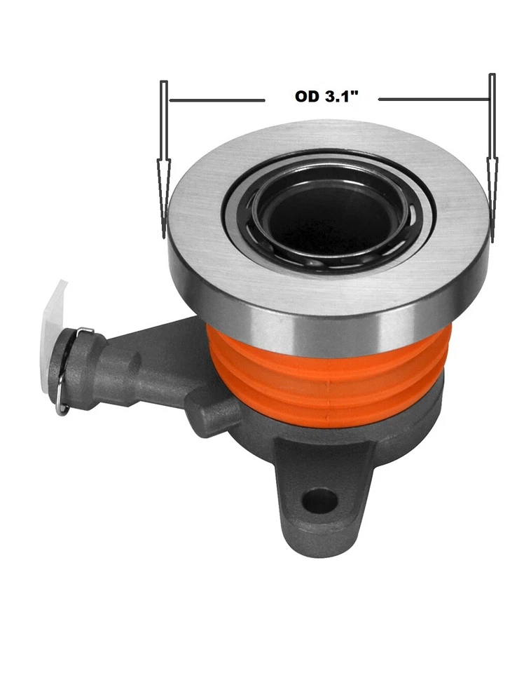 AT Clutches Clutch Slave Cylinder S3701 Aluminum base fits Nissan 350Z, 370Z - Image 4 of 4