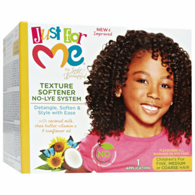 Soft Beautiful Just For Me Texture Softener Kit For Kids Afro