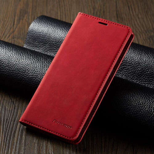 Leather Wallet Case For iPhone 15 14 13 12 Pro XS Max XR X 8 7 Flip Phone Cover - Picture 30 of 45