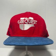 Car Quest Made In USA by American Workers AJD Direct Embroidery Snapback Hat VTG