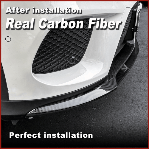 Carbon Frontlippe Spoilerschwert Ansatz Passt für Mercedes GLE350 GLE43 15-19 - Picture 6 of 13