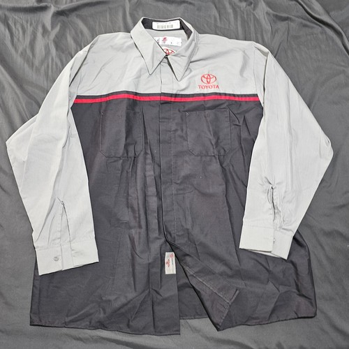 Red Kap TOYOTA Mechaniker Techniker Arbeitsuniform Langarmhemd mit Knopfleiste. 3XL