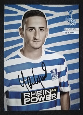 3456 Erdogan Yesilyurt MSV Duisburg 2013/14 autograph card original signed
