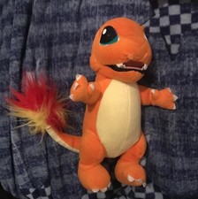 Charmander Pokemon Plush Play by Play Large Soft Toy Original Nintendo 2000