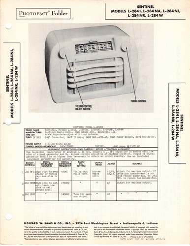 Sams Photofacts Instrukcje techniczne (wybierasz model) Zobacz opis poniżej B-1 - Zdjęcie 127 z 249