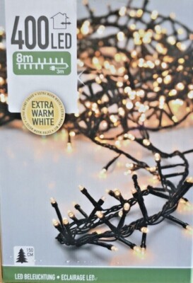 LED Lichterkette Cluster 400 560 warmweiß kaltweiß Tannenbaum Weihnachten Baum