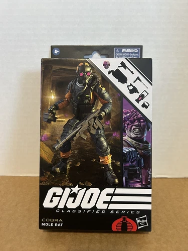 Hasbro G.I. Joe Classified Series Cobra Mole Rat 6 in Action Figure - F8378