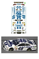 #48 Lowes 2014 water slide decal 1/64 scale fits AFX TYCO Lifelike Autoworld