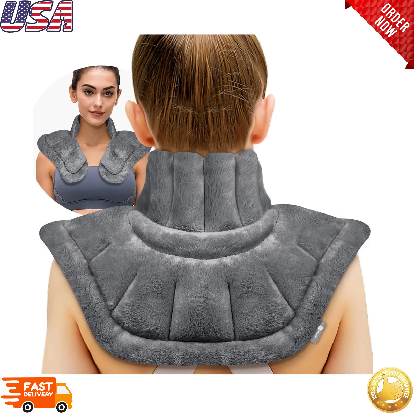 For Neck Shoulders And Back Pain Relief With Moist Heat...