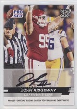 2022 Leaf Pro Set Draft Auto John Ridgeway #PSA-JR3 Auto 0s55