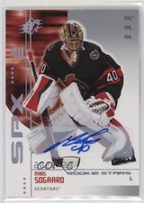 2022-23 SPx 2002-03 Retro Rookies Lunar Waves Mads Sogaard #R-55 Auto 0rb9