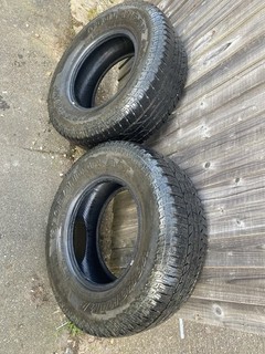 2 Part Worn Jeep Road Tires