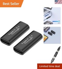 USB C Female to Female Connectors 2Pack - Durable, Fast Charging Adapters