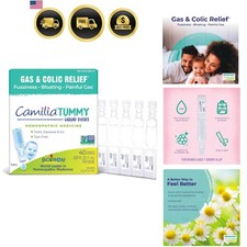 Camilia Tummy Drops - 40 Count for Colic, Painful Gas, Bloating, Fussiness ...