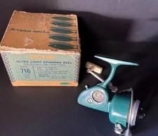 Rare Vintage Penn Ultralight Spinfisher 716 Fishing Spinning Reel W/Box