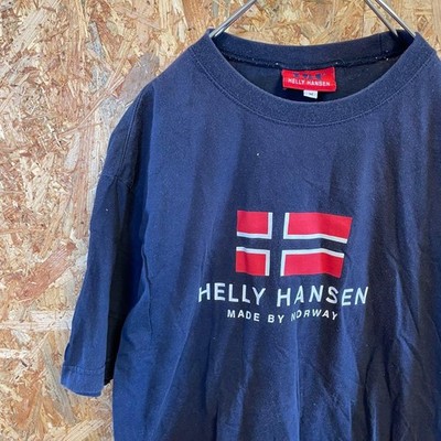 Helly Hansen Navy Men's M Cotton Short Sleeve T-Shirt Used