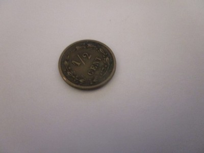 1901 Netherlands 1/2 Cent