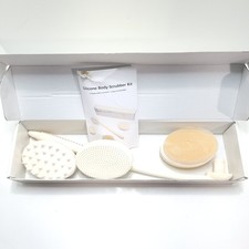 Freatech Body Brush Set FR4101 3-in-1 Silicone Tan