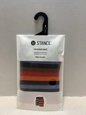 NEW Stance Poly Blend Boxer Brief  Stacks  Striped Colorful Mens Medium 6  